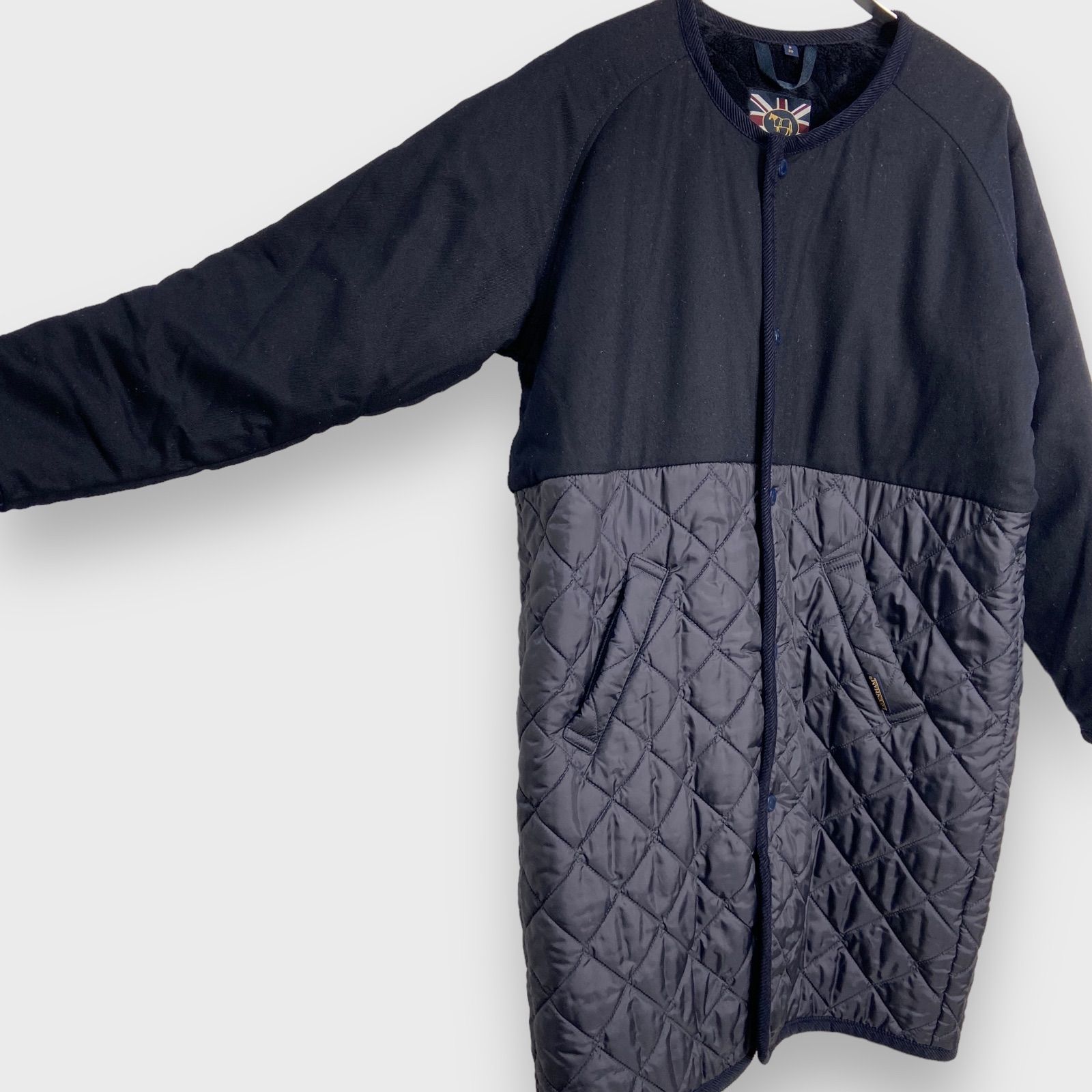 LAVENHAM☆パルグレーブファー ☆切替キルティングコート☆サイズ36 