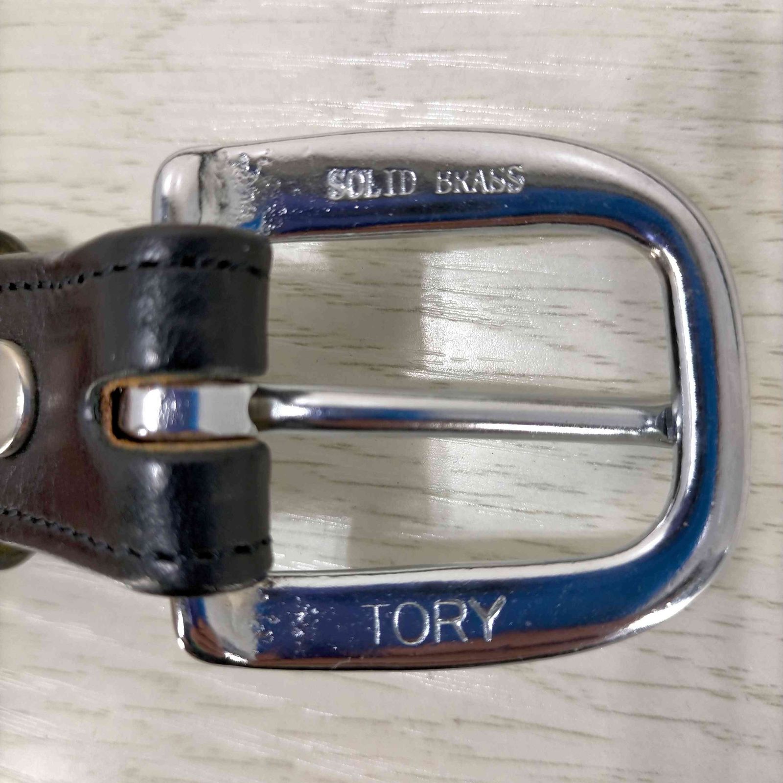 トリーレザー TORY LEATHER レザーベルト メンズ 表記無 - 古着買取