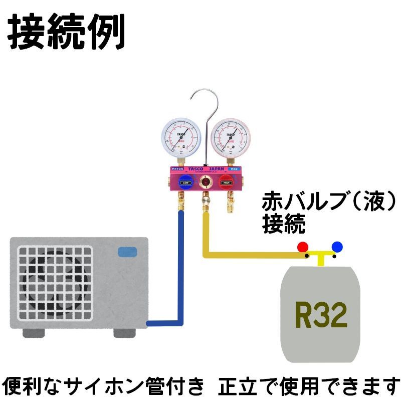 フロンガス R32 冷媒 9kg サイホン管付き メック 空容器無料回収 WWW_KANDAIZUMI_COM