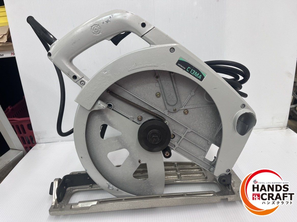 日立 HITACHI 335mm 丸のこ C13MA アルミベース 100V 品 刃付