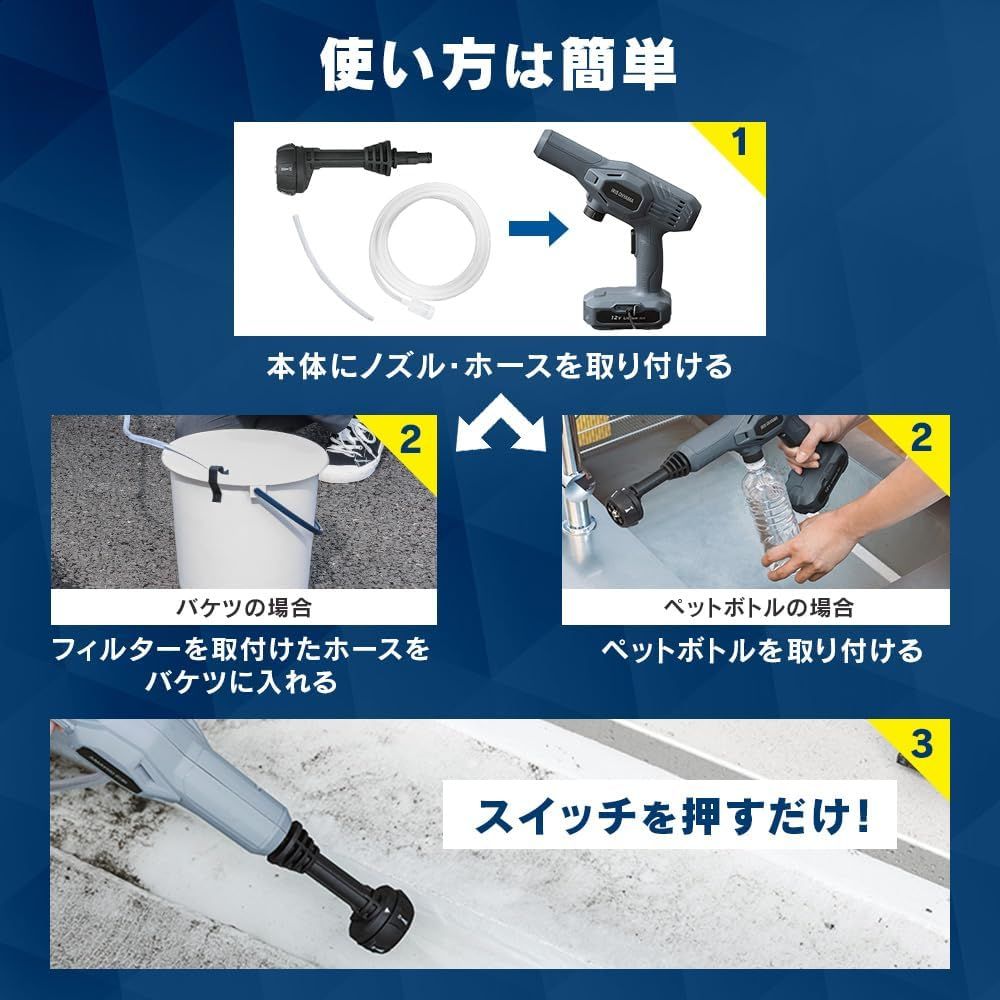 水道より高圧で洗浄 非高圧洗浄機