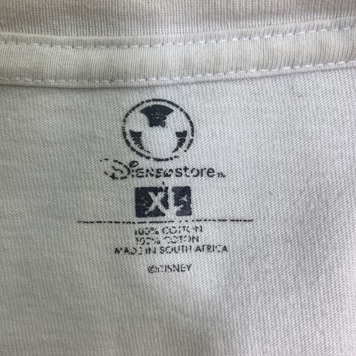 Disney styre 半袖 プリント Tシャツ XLサイズ ディズニーストア ミッキー ホワイト コットン 古着卸 アメリカ仕入 t2407-3960