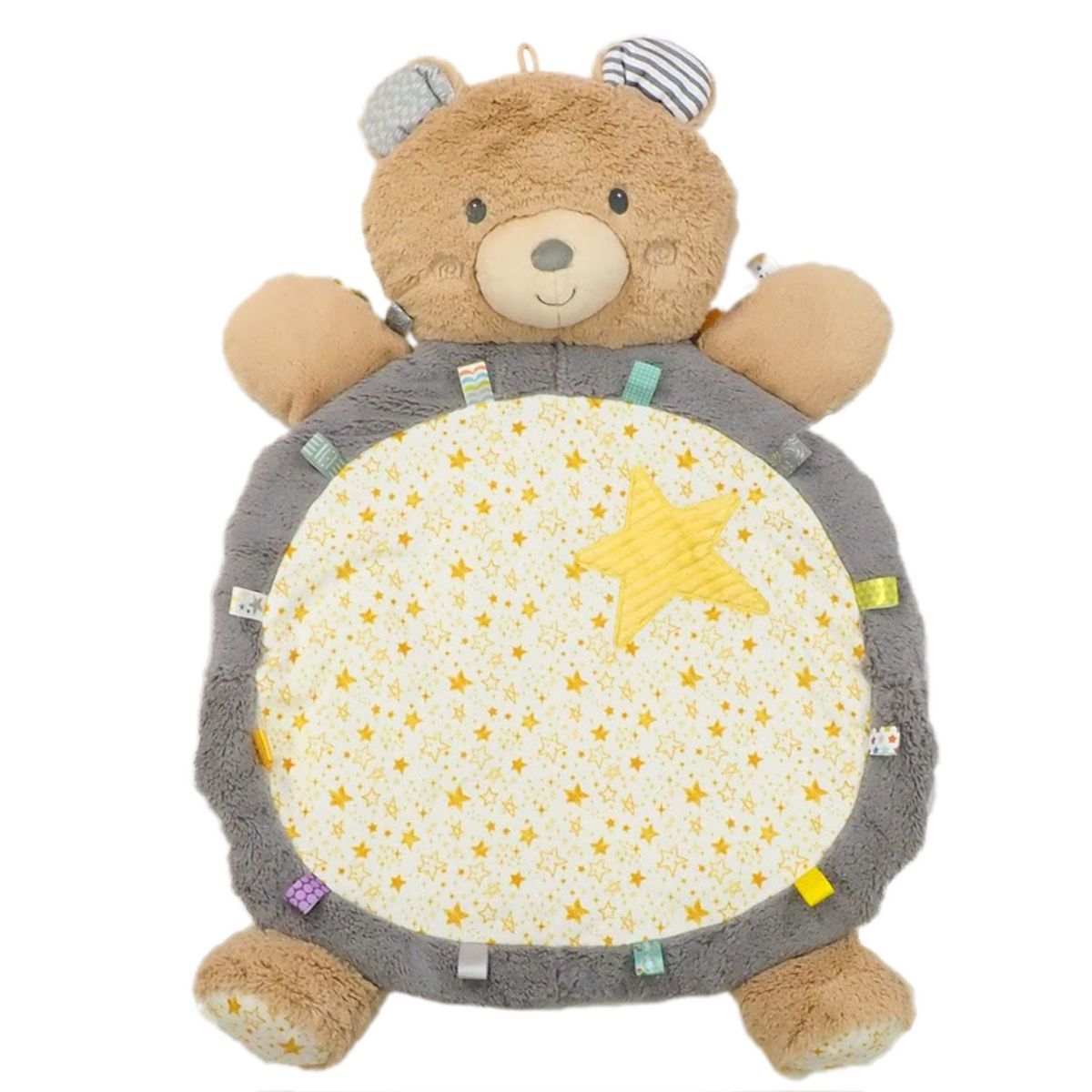 メリーマイヤー タギーズ ベビーマット ベア スター 幅58x奥行79 cm 厚み5cm クマ プレイマット 座布団 ベビー 赤ちゃん 0歳 用品 かわいい 動物 寝具 マット Mary Meyer 正規輸入品