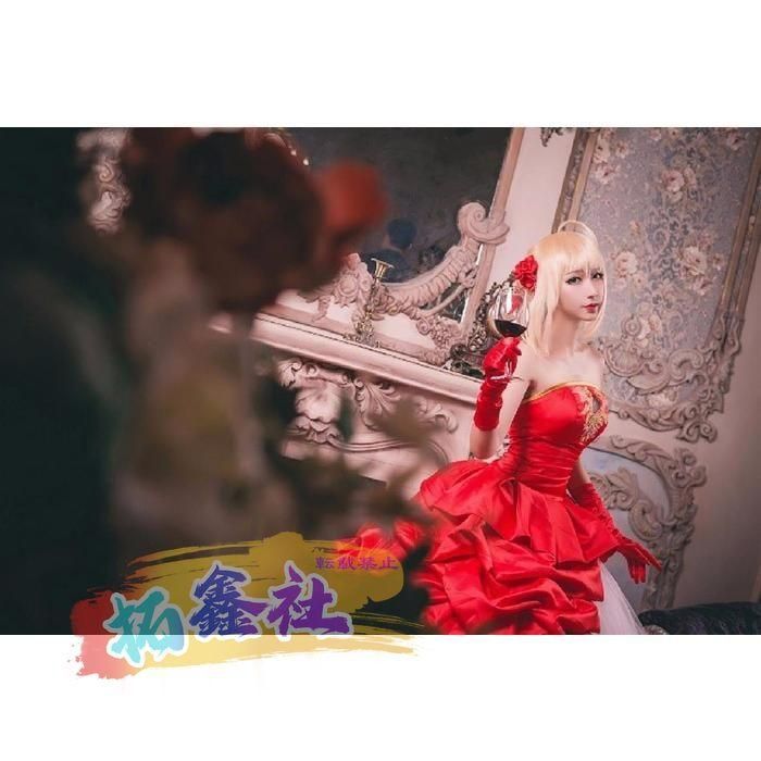 今年も大人気！ セイバー Fate|Grand Order Saber コスプレ衣装 Saber Nero ネロ コスチューム 赤セイバー 青セイバー 暴君風 コスプレ衣装 パー 財布
