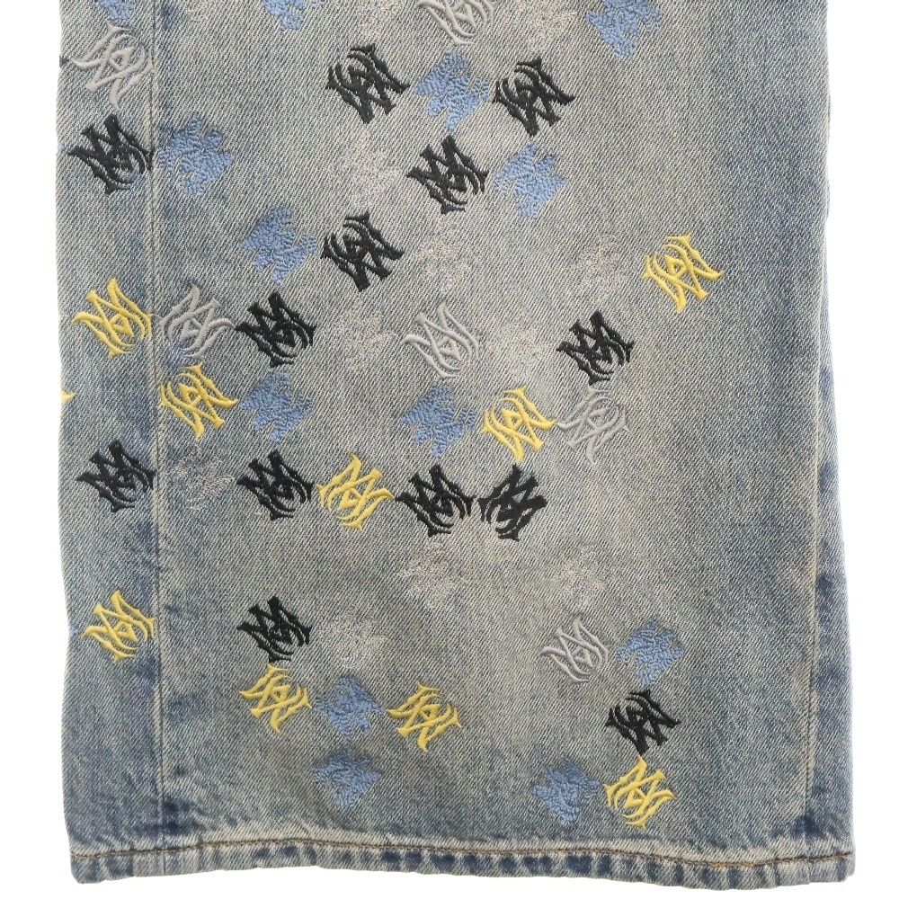 AMIRI (アミリ) 25SS MA QUAD EMBROIDERED FLARE / IND ロゴ刺繍