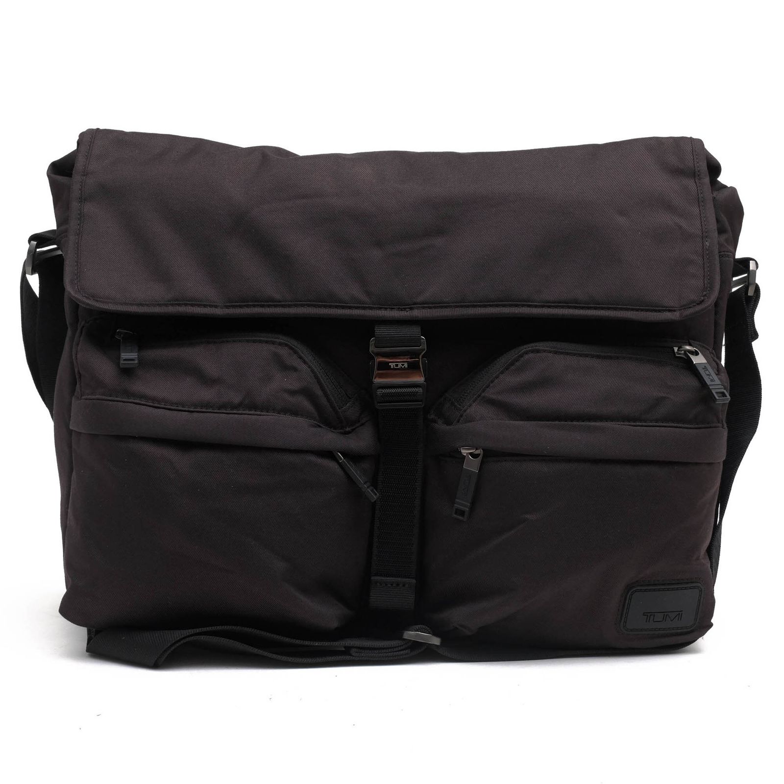 【美品】トゥミ／TUMI ショルダーバッグ メッセンジャーバック　ブラック TUMI】トゥミ ショルダーバッグ メッセンジャーバッグ
