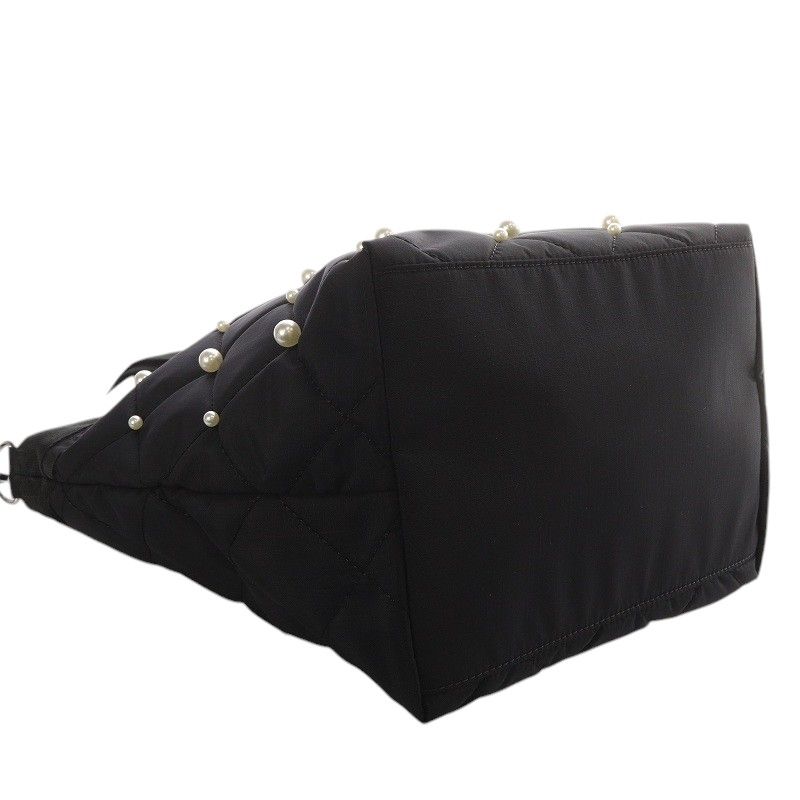 希少 LeSportsac レスポートサック パール ブラック ショルダーバッグ LeSportsac ショルダーバッグ バッグ SM SATCHEL W PEARLS