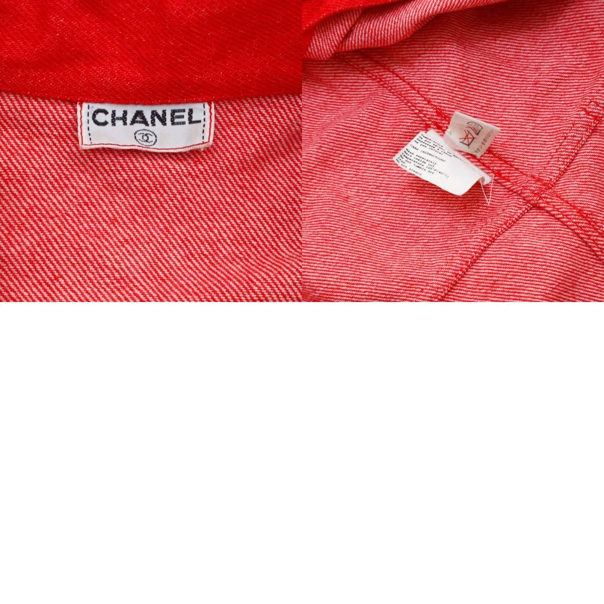 CHANEL シャネル ジャケット ココマークボタン オーバーサイズ デニム  