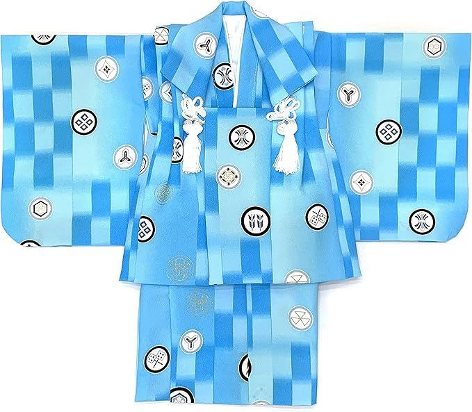 1900年代初頭　錦手　山水図三ツ鉢　箱有　青海波文　舟　二重高台　明治大正期 1900年代初頭 錦手 山水図三ツ鉢 箱有 青海波文 舟