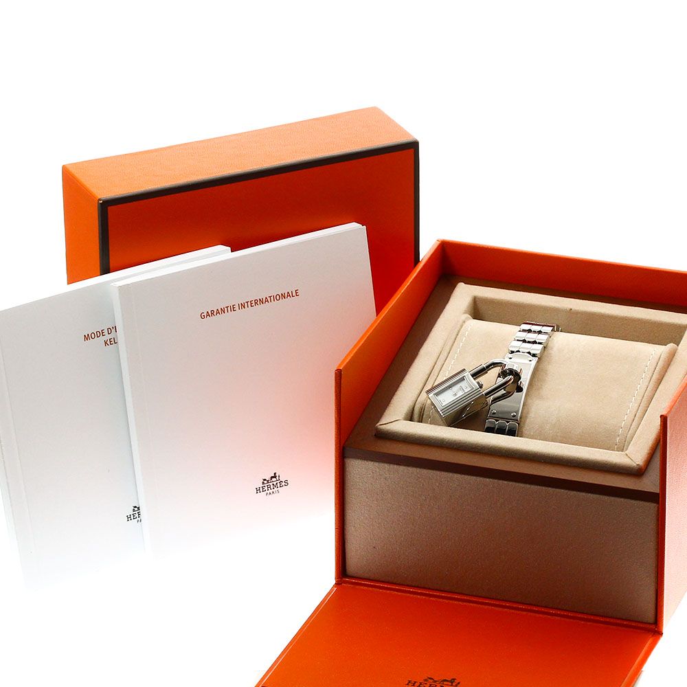 エルメス　箱 エルメス HERMES KE4.110 ケリーウォッチ クォーツ レディース極