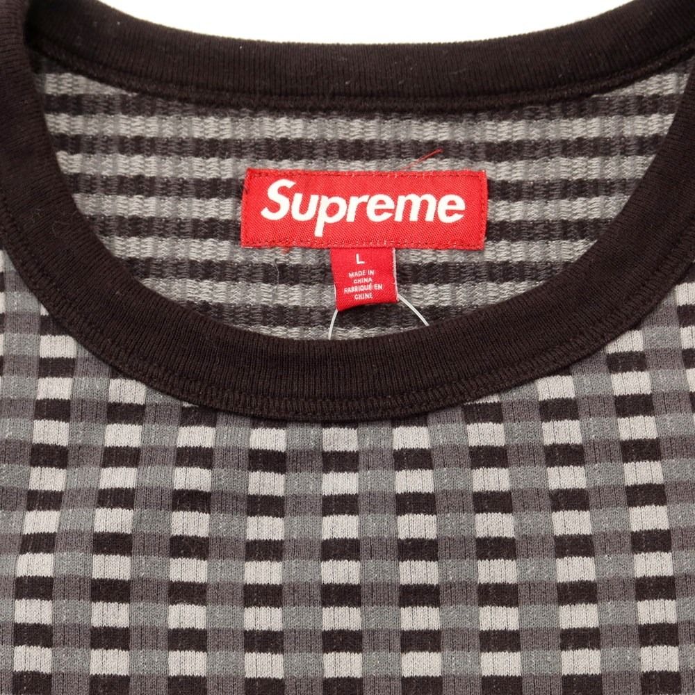 中古】シュプリーム Supreme 2023年秋冬 Grid Jacquard S/S Top 