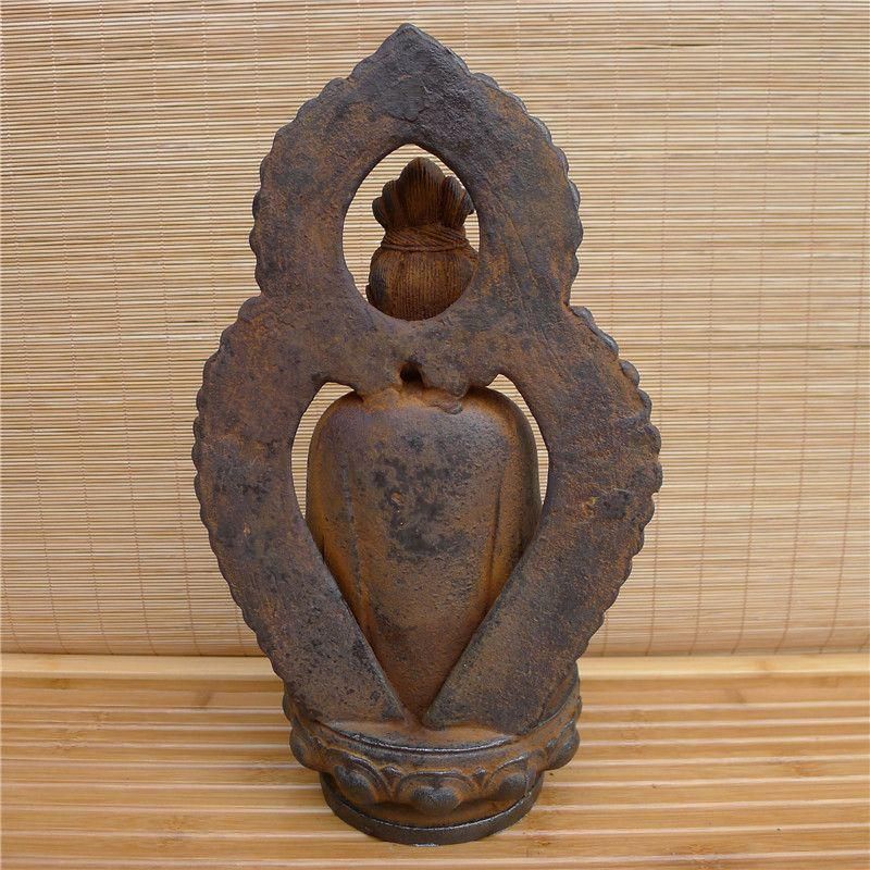 鉄器 鉄仏 南海観音坐像 工芸品 美術品 置物 鉄器 鉄仏 南海観音坐像 工芸品 美術品 置物 - メルカリ