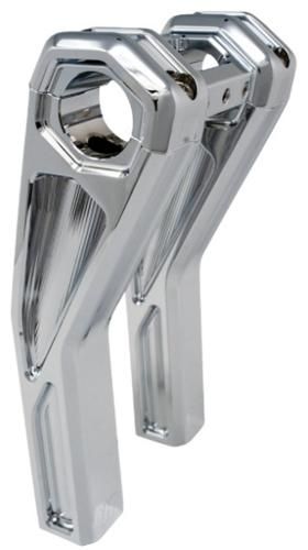 ASCENT PRO プルバックライザー クローム 高さ 8インチ 1-1 4インチハンドル