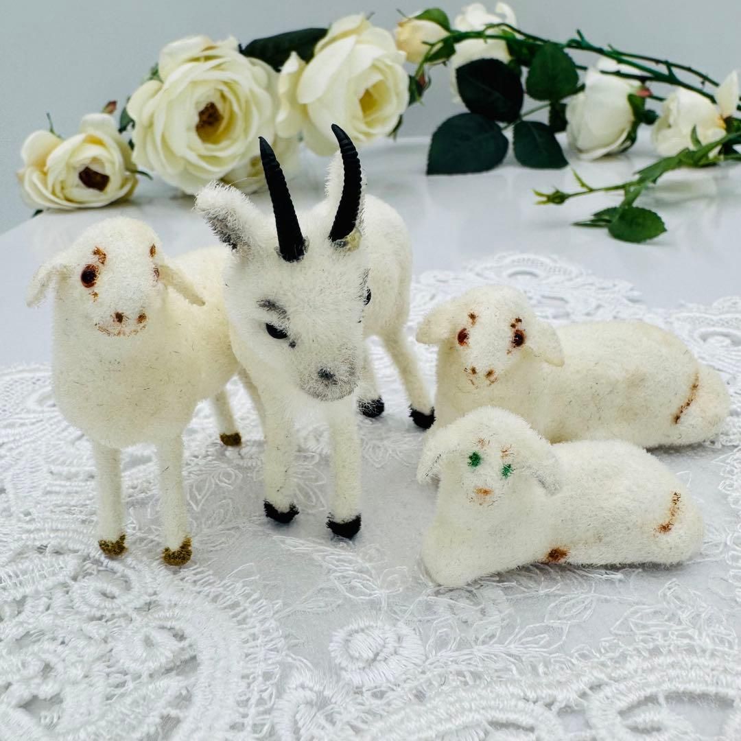 送料無料 西ドイツ ワグナー「ヒツジ/羊⑥」 Wagner Kunstlerschutz