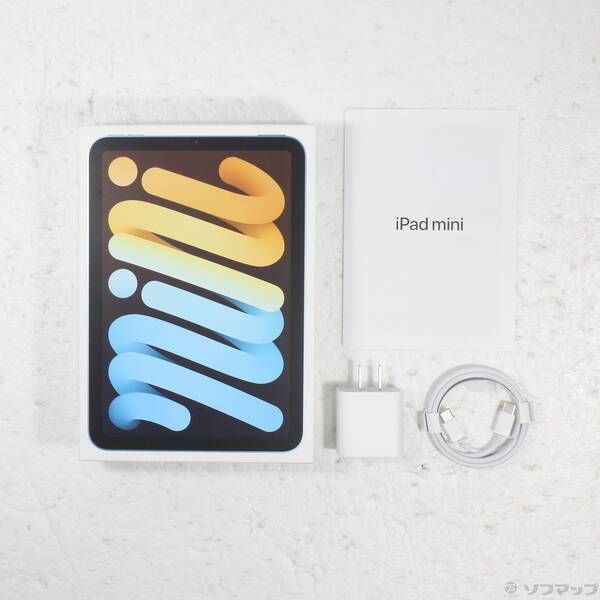 極美品⭐︎匿名　送料込　iPad mini (A17 Pro) 128GB 中古品〕 iPad mini(A17 Pro) 128GB ブルー MXN73J／A Wi-Fi｜の