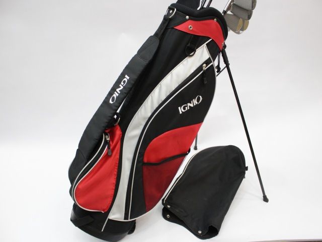 IGNIO イグニオ 9本セット スタンドバッグ付 オリジナルカーボン R ＆スチールシャフト 3147
