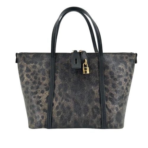 Dolce&Gabbana ヒョウ柄&エナメル バッグ