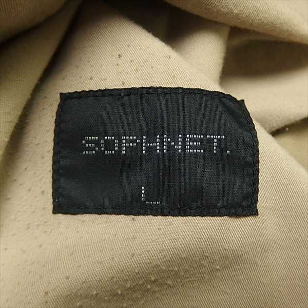 ソフネット SOPHNET. ストレート チノパン コットンナイロンL ブラック