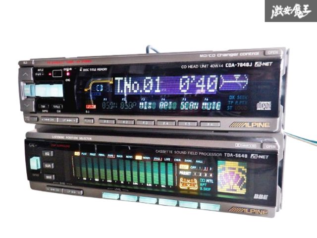 名機】ALPINE アルパイン TDA-5648 イコライザー カーステレオ