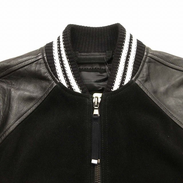 DIESEL ディーゼル ブラック ゴールド ラムレザー 羊革 レザージャケット 美品 DIESEL BLACK GOLD ディーゼルブラックゴールド レザー