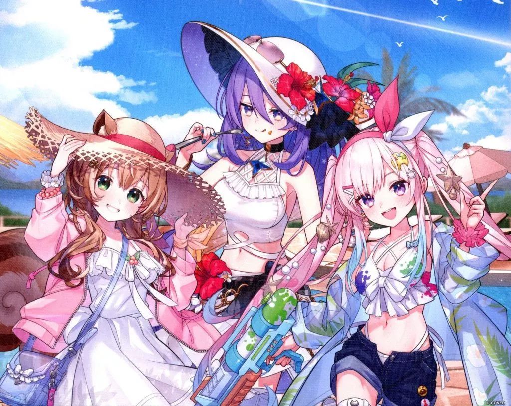 キャンバスボード キャンバスアート ID1期生 キャンバスボード バーチャルYouTuber ホロライブ ホロナツパラダイス POP UP SHOP