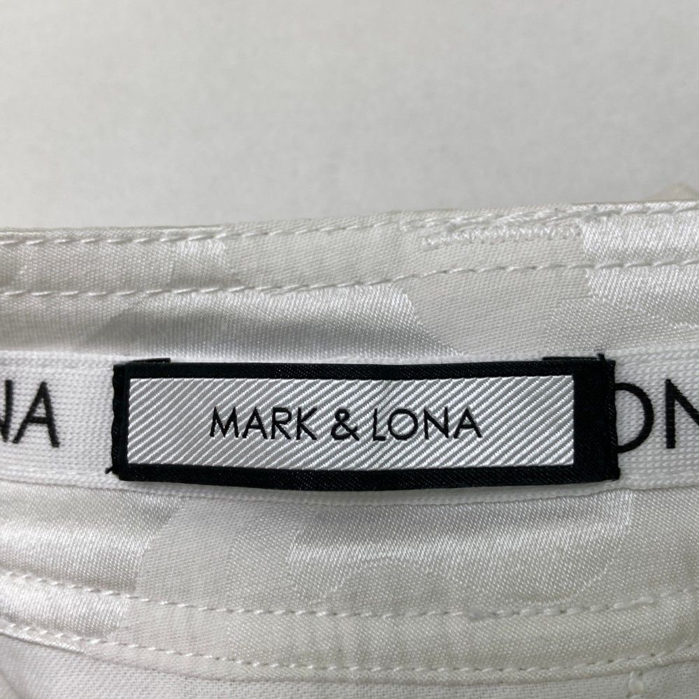 サイズ：36 MARK&amp;LONA マークアンドロナ  ストレッチ スカート スカル カモフラ ロゴ総柄 ホワイト系 [240101457769] ゴルフウェア レディース ストスト サイズ：36 MARK&LONA マークアンドロナ ストレッチ スカート