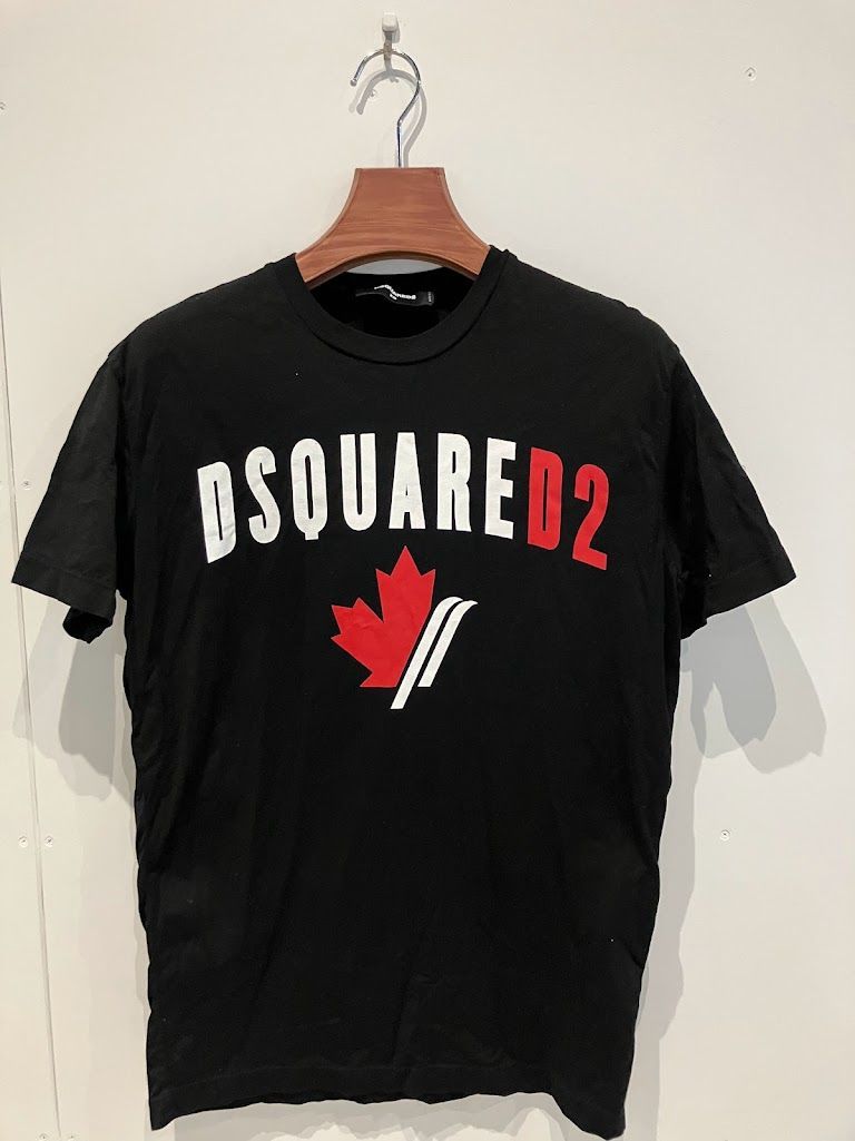 IT6LDZMCHVG6】DSQUARED 2 ディースクエアード Tシャツ ブラック 