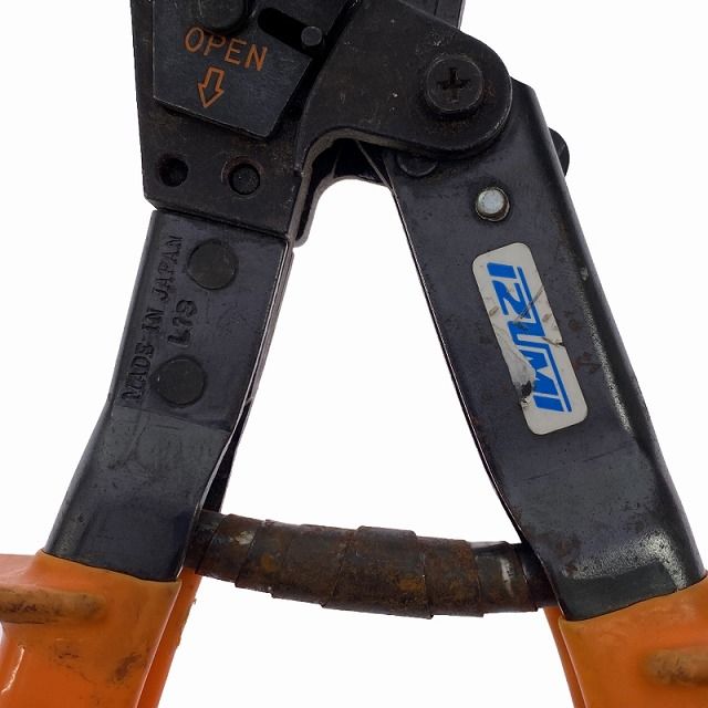IZUMI、泉精機製作所、IZ-325-A、ラチェットケーブルカッター中古品 泉 ラチェットケーブルカッタ IZ325A 超軽量