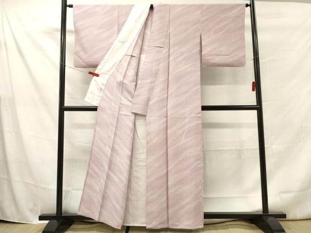 平和屋着物▽上質な小紋 単衣 霞文 暈し染め 正絹 逸品 DAAR1174jm  