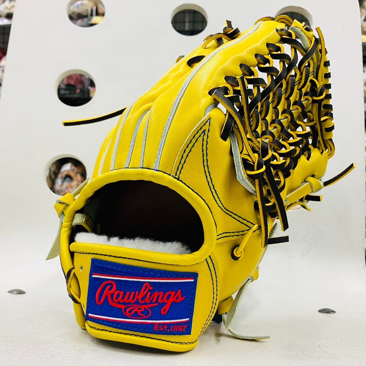 ローリングス Rawlings HOH GH3FHJH99 硬式用 外野手用 ライム 日本製