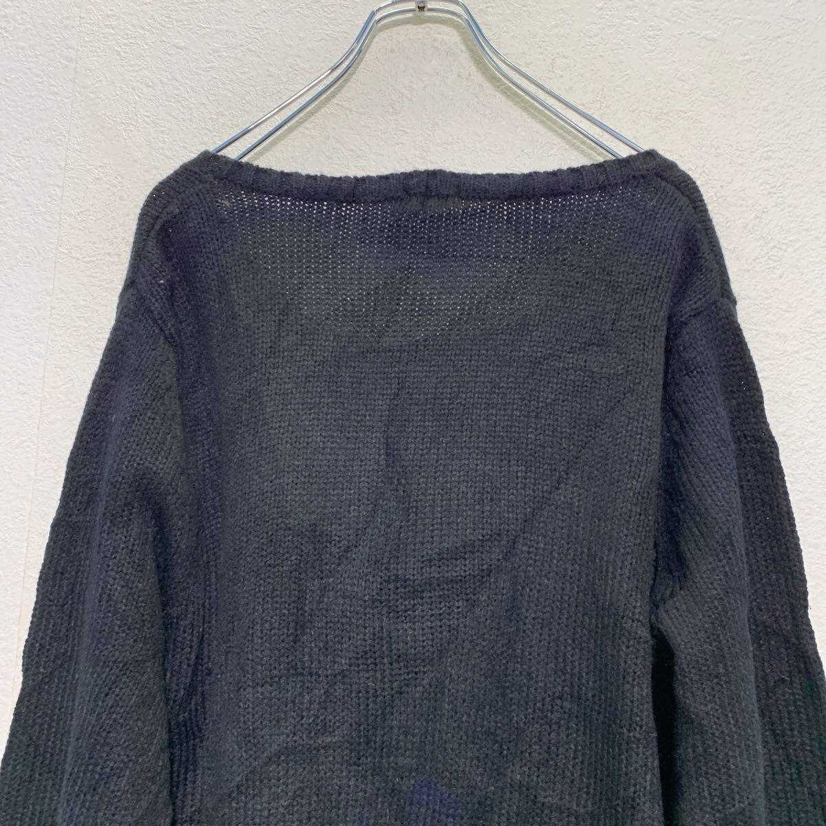 DIMEニットセーター (ブラック プレイド モヘアニット セーター) Dime Plaid Mohair Knit / Black (ダイム モヘア ニット