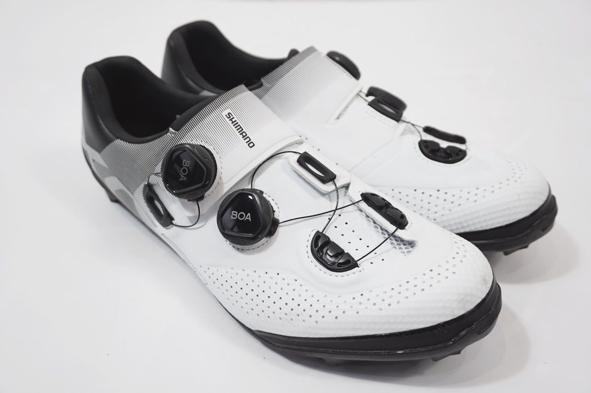 自転車 Shimano XC702シューズ ホワイト