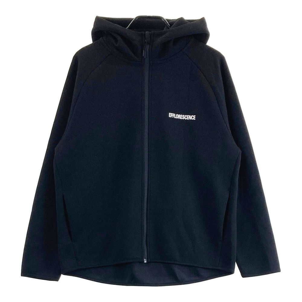 サイズ L EFFLORESCENCE エフロレッセンス スウェットジップパーカー ブラック系 240101534227 ゴルフウェア メンズ ストスト