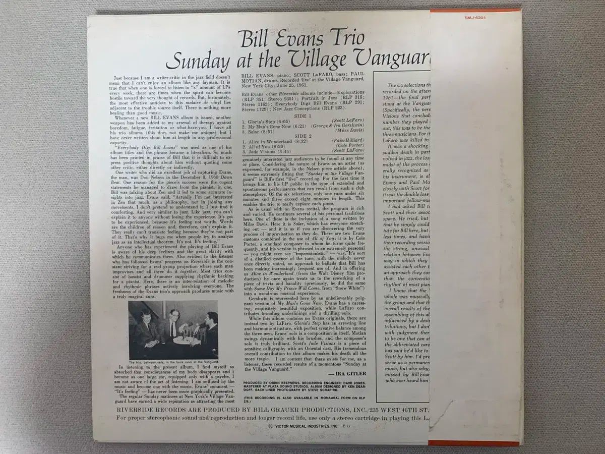 送料無料SALE! JAZZ Bill Evans Trio Featuring Scott 発送日は7です。