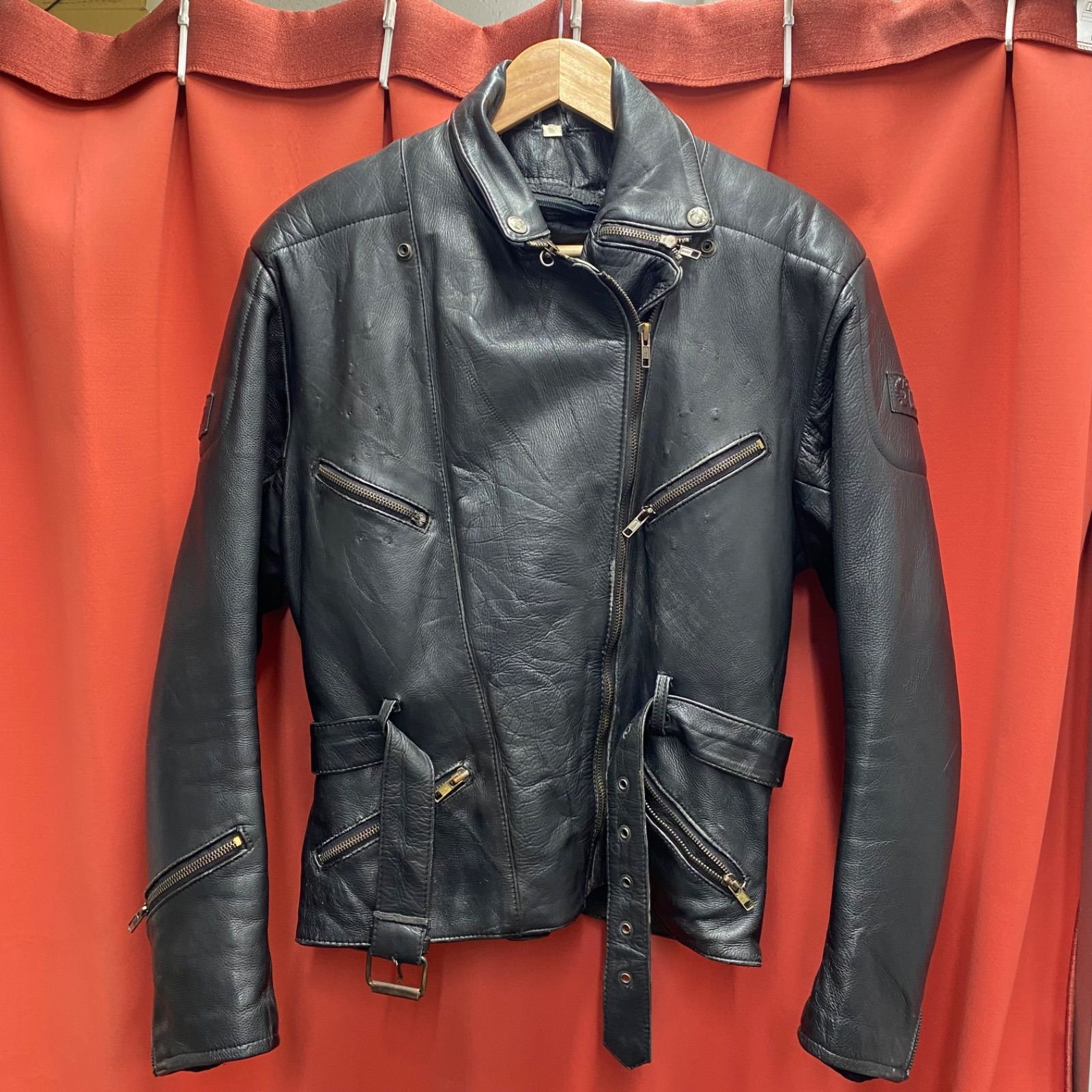 希少 Belstaff ベルスタッフ ライダース レザージャケット 革