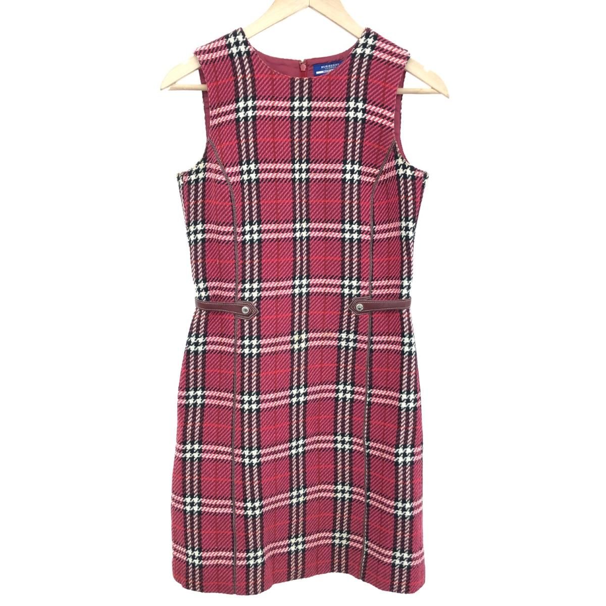 BURBERRY BLUE LABEL ノースリーブワンピース BURBERRY BLUE LABEL