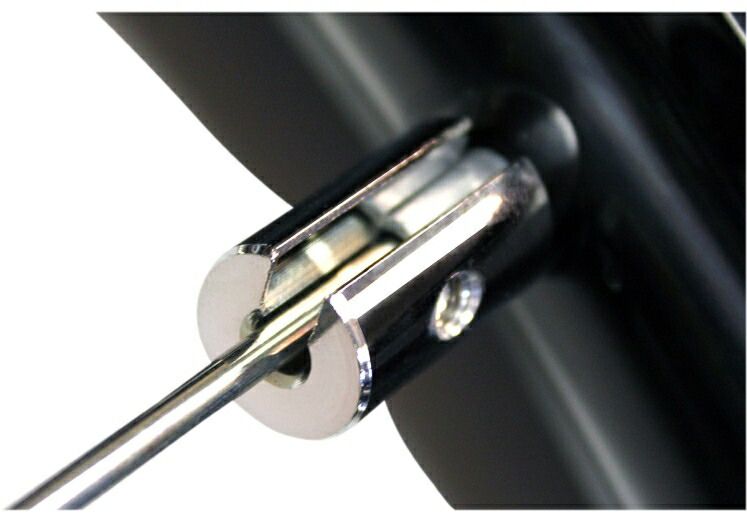 スポークホイールウェイト クロームブラス 1-1|4 oz