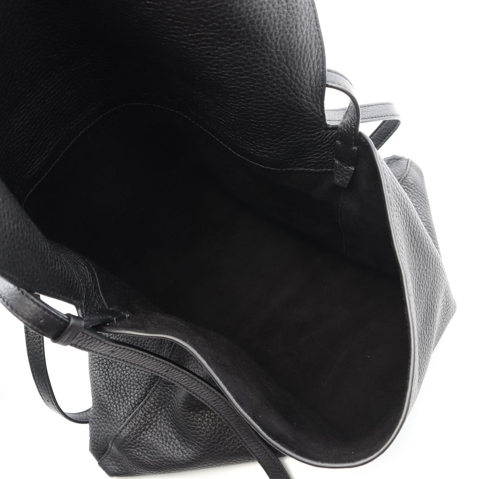 ザ ロウ THE ROW ショルダーバッグ Nan ブラック レザー Nan