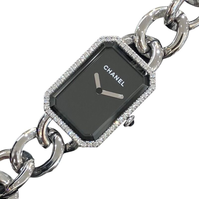シャネル CHANEL プルミエール H3254 ブラック ステンレス クオーツ レディース 腕時計