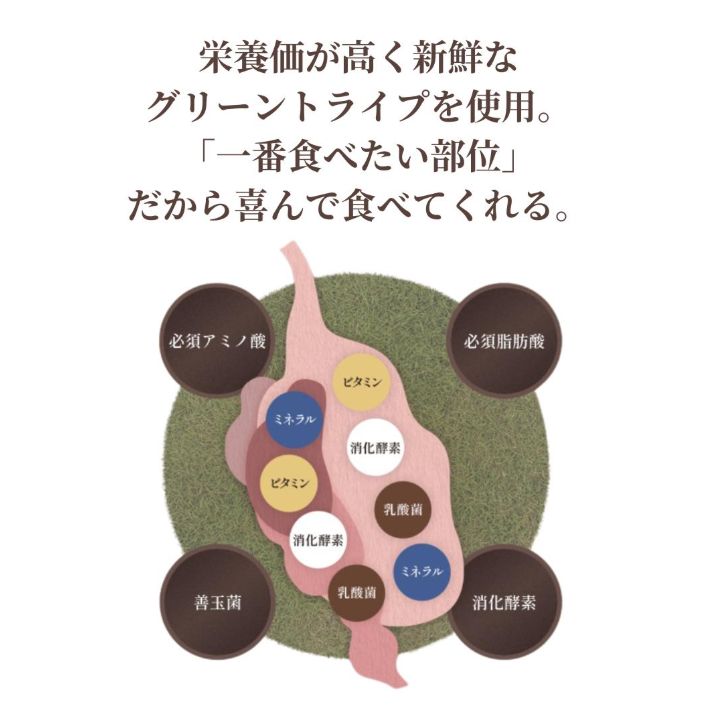 ペットカインド トライプドライ グリーンベニソントライプ ペットカインド トライプドライ グリーンベニソントライプ