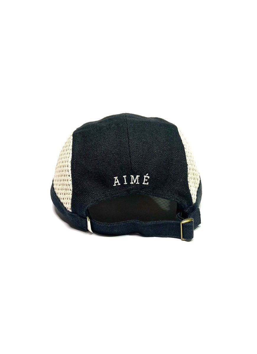 Aimé Leon Dore／Raffia Hat／リネンキャップ／ブラック-