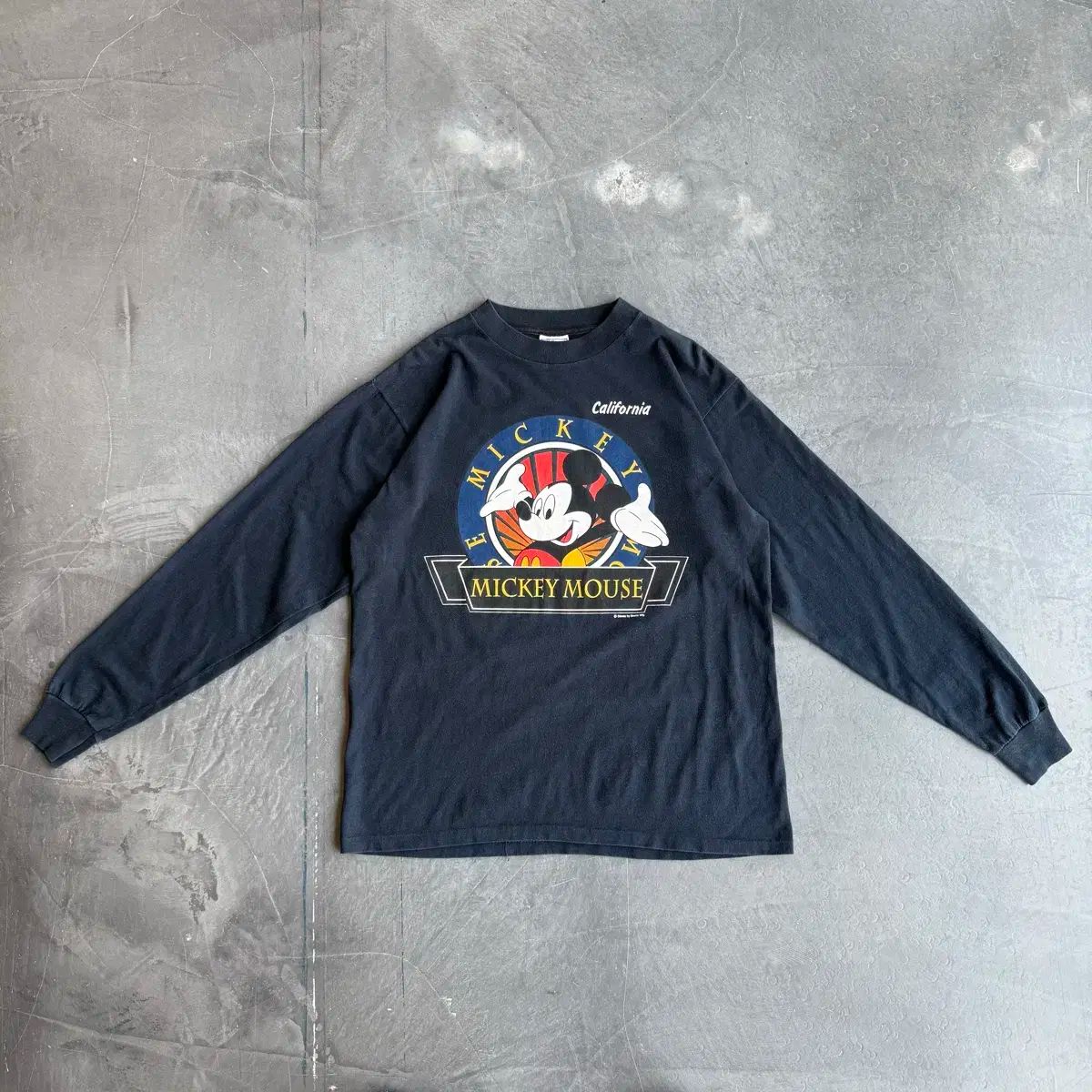 Disney ディズニー 90s ミッキーマウス ヴィンテージ 長袖 ロングスリーブ Tシャツ