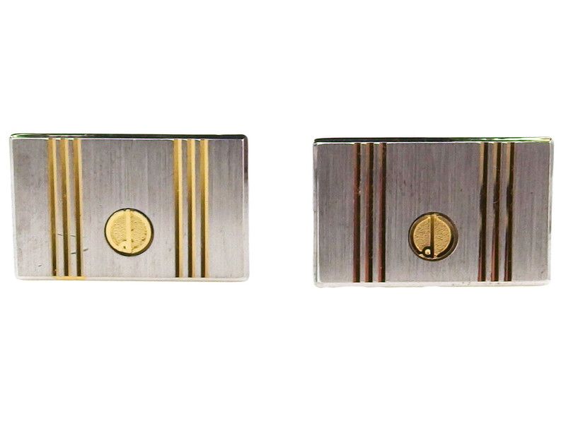 ダンヒル Dunhill カフス シルバー×ゴールド メンズ