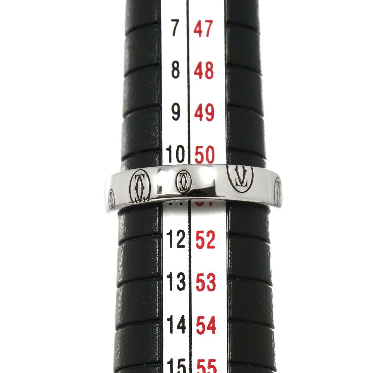カルティエ　ハッピーバースデー　リング　SM　ダイヤ　750刻印　#51 カルティエ Cartier ハッピーバースデー ロゴ SM #51 リング K18