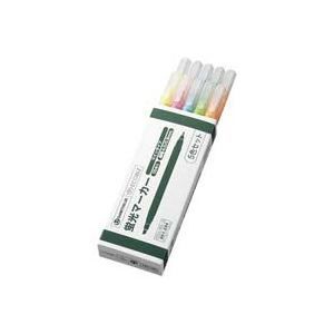 まとめ ジョインテックス 蛍光ツインマーカー5色入10本 H023J-MIX-10 ×10セット