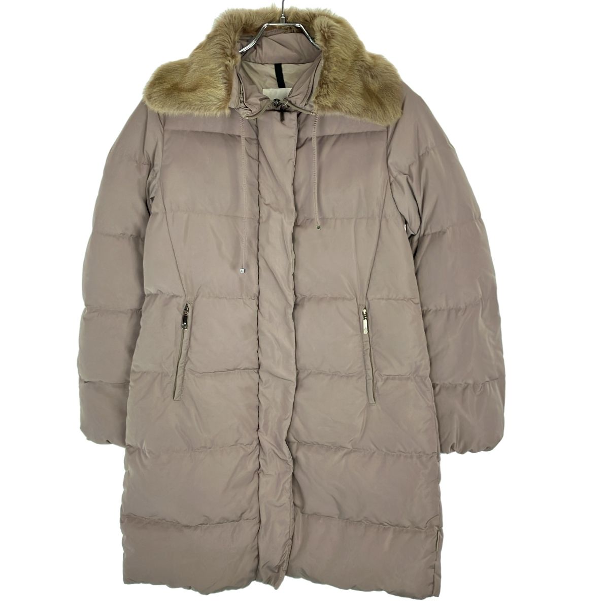 【りぃか】MONCLER モンクレール　グリヨン　ファーダウンコート 中古・古着通販】MONCLER (モンクレール) HERMIFUR フーデット