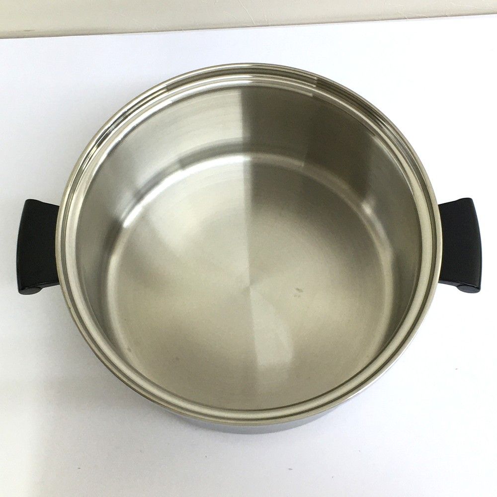 AmwayQueen MULTY-PLY 18/8 両手鍋 Amway Queen Multi-ply 18/8 Stainless Steel Waterless Skillet
