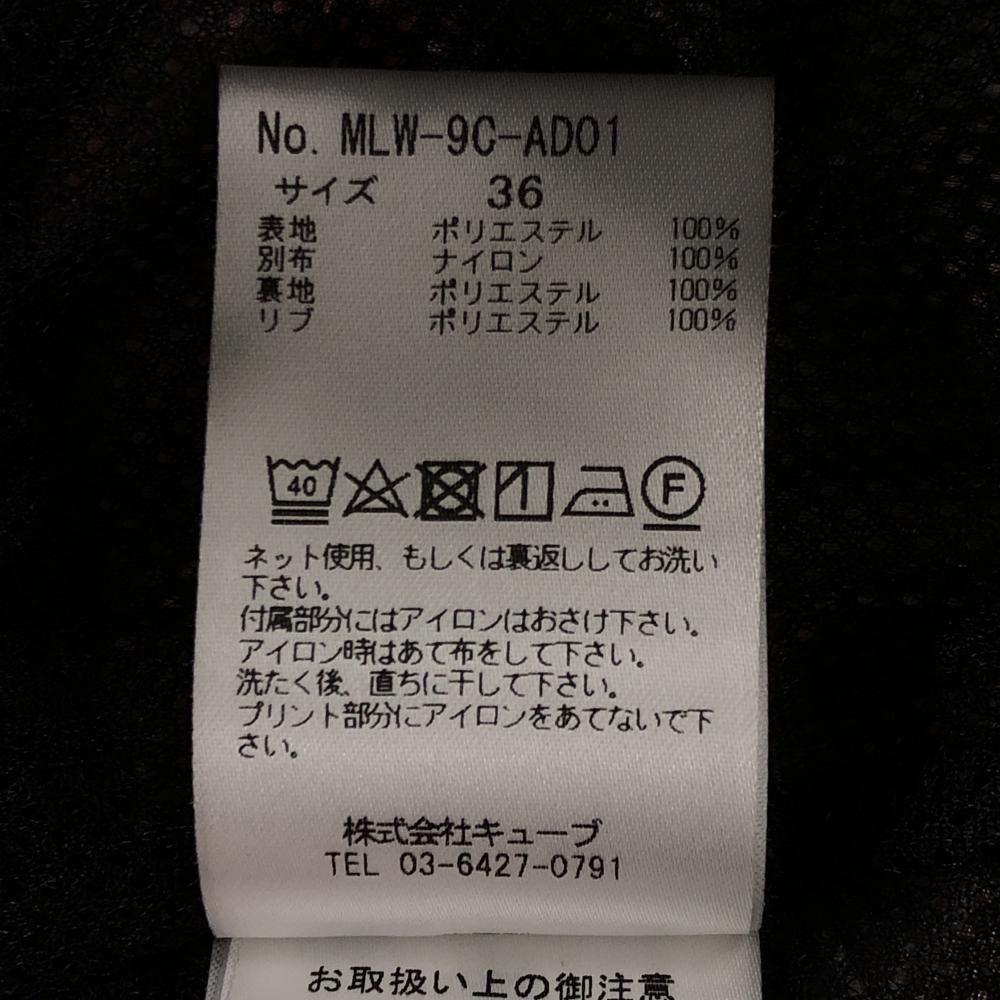 新商品が続々！ 超 マークアンドロナ ジップパーカー ボルドー×レッド カモフラ柄 迷彩 メッシュ裏地 レディース 36 S ゴルフウェア MARK＆LONA