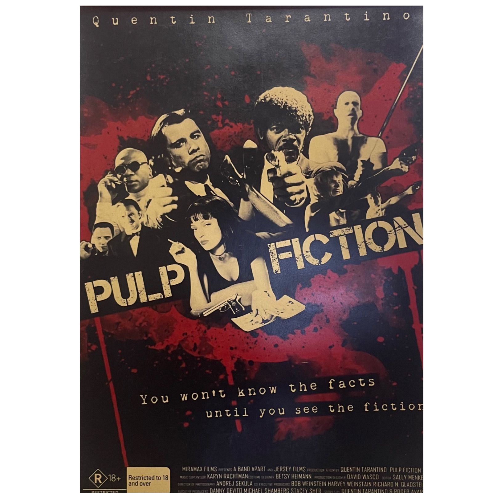 Quentin tarantino パルプフィクション ポスター K576A3 パルプ