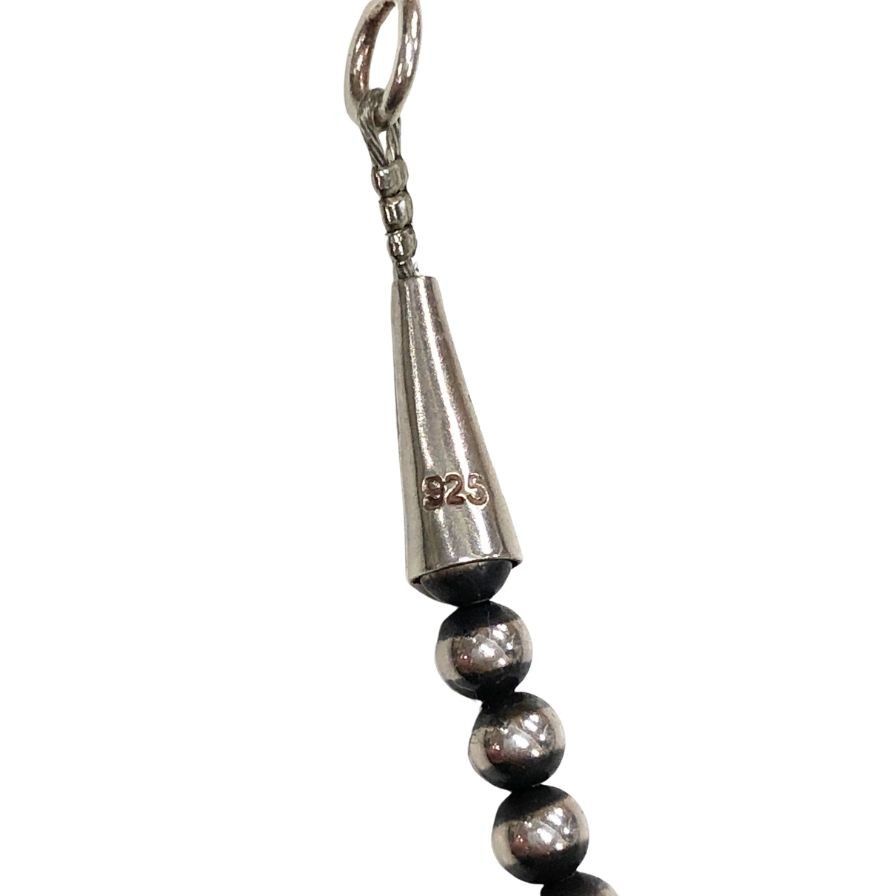 インディアンジュエリー　シルバー925 ナバホパール 楽天市場】インディアンジュエリー ビーズネックレス ナバホパール